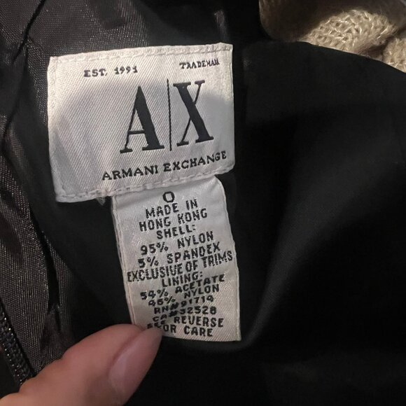 Y2K ARMANI EXCHANGE A/X FITTED GOWN DRESS SIZE 0 - Picture 5 of 5
